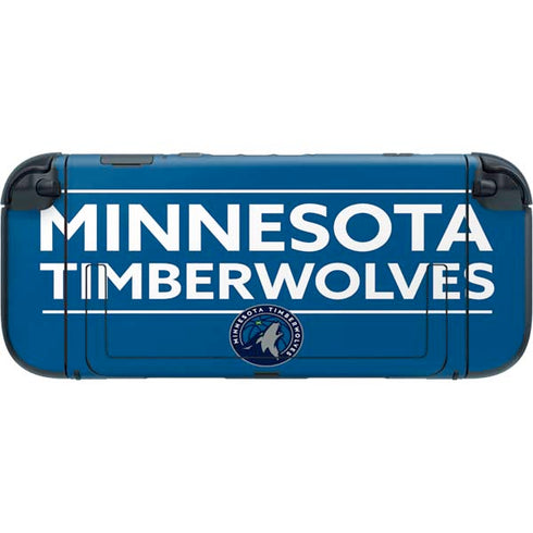 NBA Minnesota Timberwolves Standard - Blue Nintendo Switch 2 (2025) with Joy-Con Skin