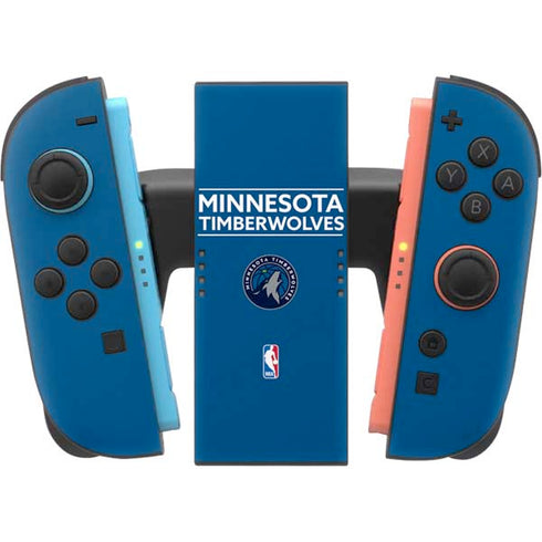 NBA Minnesota Timberwolves Standard - Blue Nintendo Switch 2 (2025) Joy-Con Controller Skin