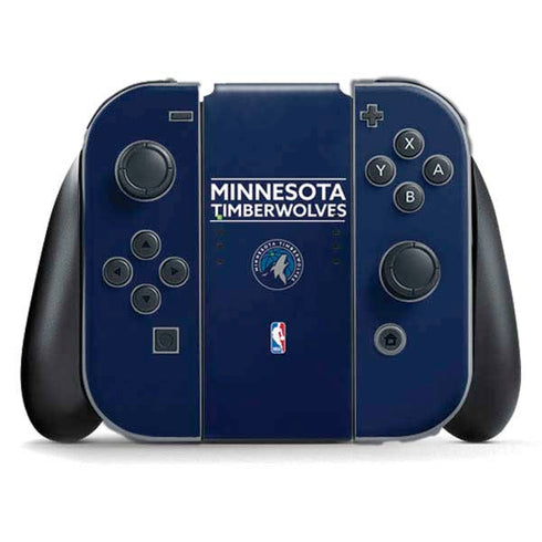 NBA Minnesota Timberwolves Standard - Navy Blue Nintendo Switch (2017-2021) Joy-Con Controller Skin