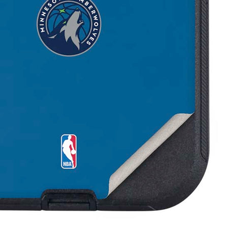NBA Minnesota Timberwolves Standard - Blue Otterbox Defender iPhone Skin