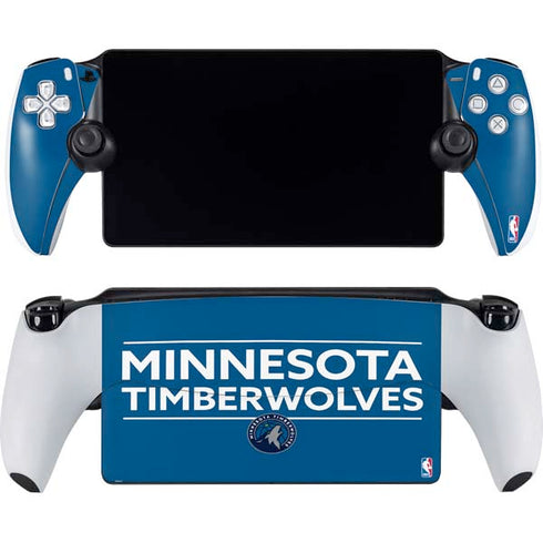 NBA Minnesota Timberwolves Standard - Blue PlayStation Portal Remote Player Skin