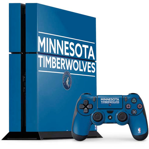 NBA Minnesota Timberwolves Standard - Blue PlayStation PS4 Skins