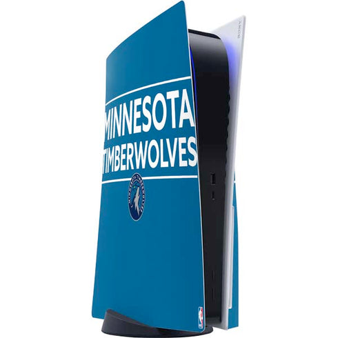 NBA Minnesota Timberwolves Standard - Blue PlayStation PS5 Skins