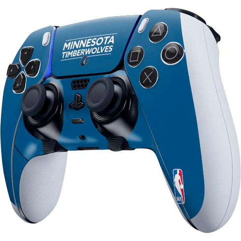 NBA Minnesota Timberwolves Standard - Blue PS5 DualSense Edge Pro Controller Skin