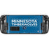 NBA Minnesota Timberwolves Standard - Blue Steam Deck Handheld Gaming Computer Skin