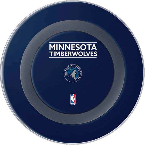 NBA Minnesota Timberwolves Standard - Navy Blue Wireless Charger Skin