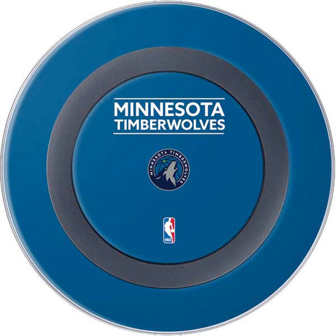 NBA Minnesota Timberwolves Standard - Blue Wireless Charger Skin