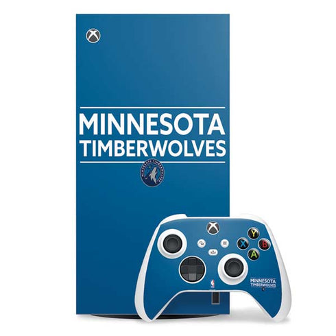 NBA Minnesota Timberwolves Standard - Blue Xbox Series X Skins
