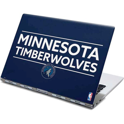 NBA Minnesota Timberwolves Standard - Navy Blue Yoga 910 2-in-1 14in Touch-Screen Skin