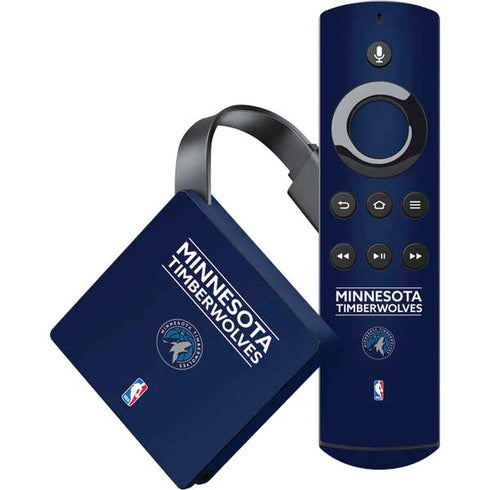 NBA Minnesota Timberwolves Standard - Navy Blue Amazon Fire TV Skin