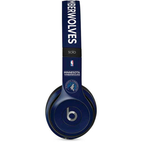 NBA Minnesota Timberwolves Standard - Navy Blue Beats Solo 2 Wired Skin