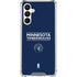 NBA Minnesota Timberwolves Standard - Navy Blue Galaxy A16 5G Clear Case