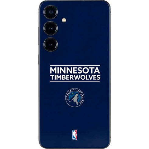 NBA Minnesota Timberwolves Standard - Navy Blue Galaxy A16 5G Skin
