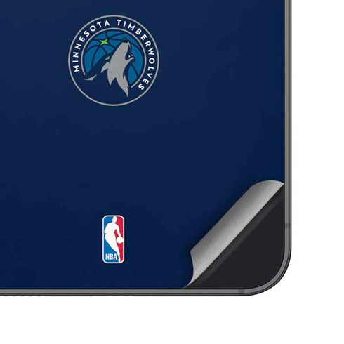 NBA Minnesota Timberwolves Standard - Navy Blue Galaxy A16 5G Skin