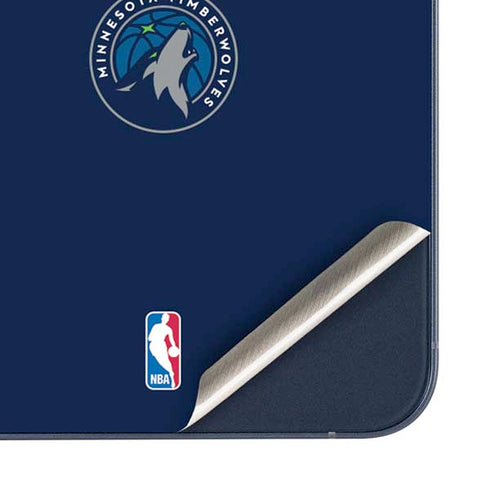 NBA Minnesota Timberwolves Standard - Navy Blue Galaxy A36 5G Skin