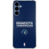 NBA Minnesota Timberwolves Standard - Navy Blue Galaxy A55 5G Clear Case