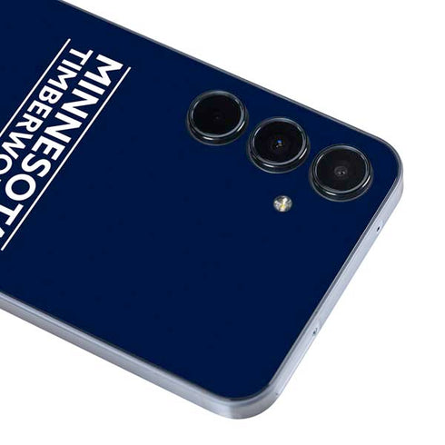 NBA Minnesota Timberwolves Standard - Navy Blue Galaxy A55 5G Skin