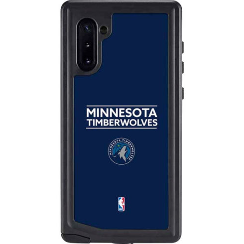 NBA Minnesota Timberwolves Standard - Navy Blue Galaxy Cases
