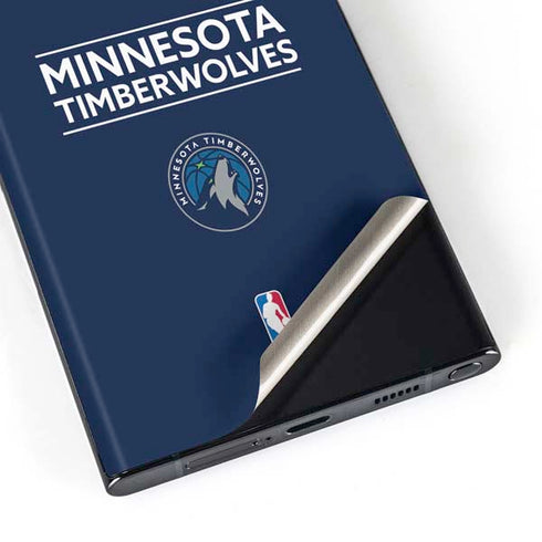 NBA Minnesota Timberwolves Standard - Navy Blue Galaxy Skins