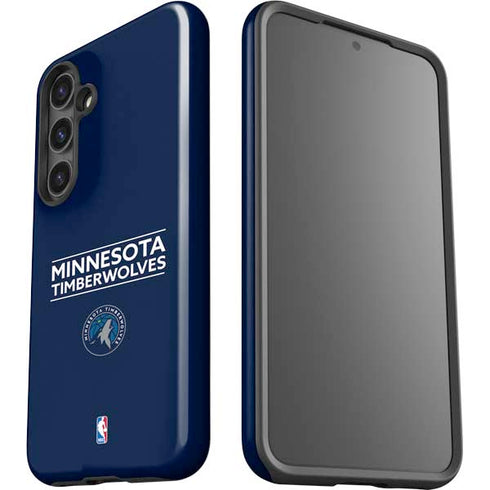 NBA Minnesota Timberwolves Standard - Navy Blue Galaxy S25 Impact Case