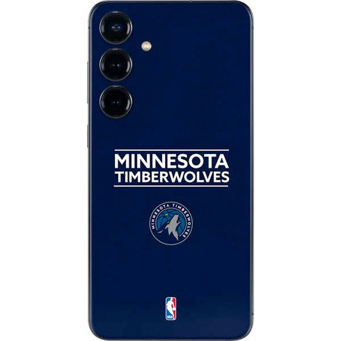 NBA Minnesota Timberwolves Standard - Navy Blue Galaxy S25 Skin