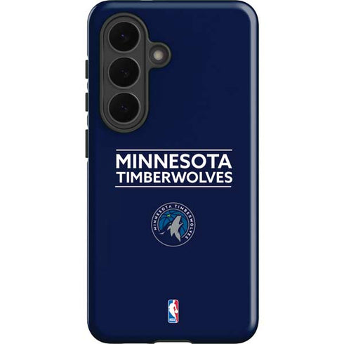 NBA Minnesota Timberwolves Standard - Navy Blue Galaxy S26 Impact Case