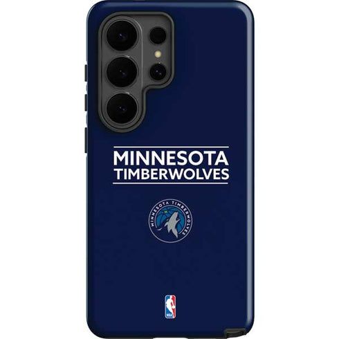 NBA Minnesota Timberwolves Standard - Navy Blue Galaxy S26 Ultra Impact Case