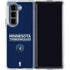 NBA Minnesota Timberwolves Standard - Navy Blue Galaxy Z Fold5 5G Clear Case