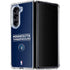 NBA Minnesota Timberwolves Standard - Navy Blue Galaxy Z Fold5 5G Clear Case