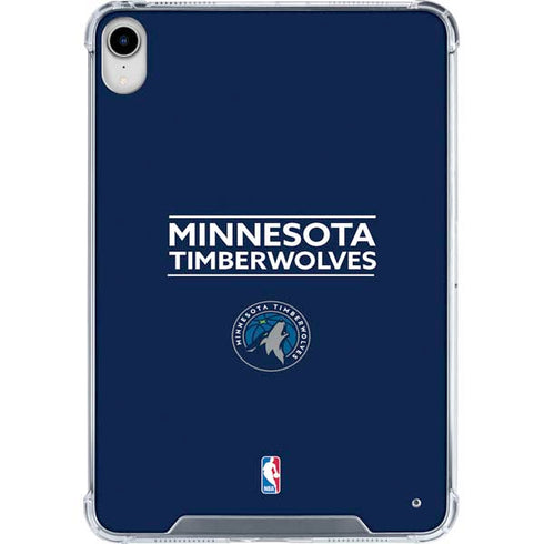 NBA Minnesota Timberwolves Standard - Navy Blue iPad 11th Gen (2025) Clear Case