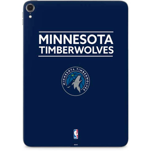 NBA Minnesota Timberwolves Standard - Navy Blue Apple iPad Pro Skin