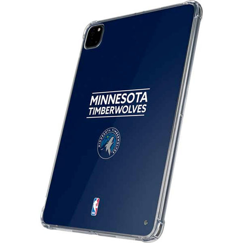 NBA Minnesota Timberwolves Standard - Navy Blue iPad Pro 11in (2024) Clear Case