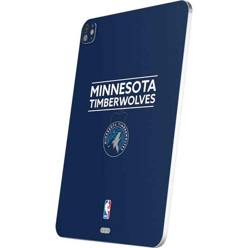 NBA Minnesota Timberwolves Standard - Navy Blue iPad Pro 13in M4 (2024) Skin