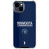 NBA Minnesota Timberwolves Standard - Navy Blue iPhone 15 Clear Case