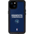 NBA Minnesota Timberwolves Standard - Navy Blue iPhone 15 Plus Waterproof Case