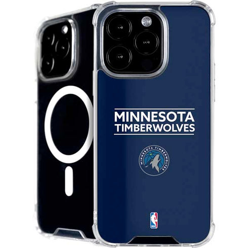 NBA Minnesota Timberwolves Standard - Navy Blue iPhone 16 Pro MagSafe Case