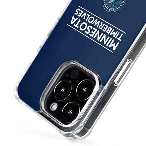 NBA Minnesota Timberwolves Standard - Navy Blue iPhone 16 Pro MagSafe Case