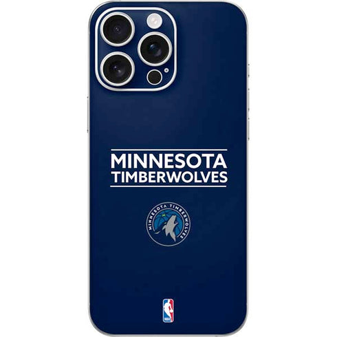 NBA Minnesota Timberwolves Standard - Navy Blue iPhone 16 Pro Max Skin