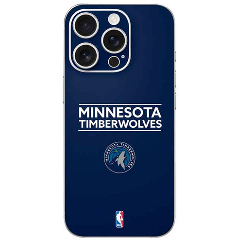 NBA Minnesota Timberwolves Standard - Navy Blue iPhone 16 Pro Skin