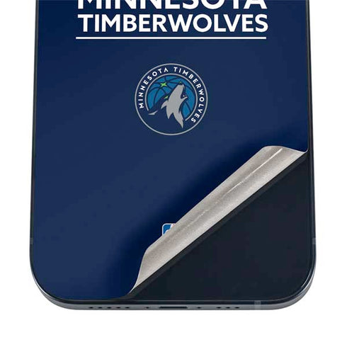 NBA Minnesota Timberwolves Standard - Navy Blue iPhone 16 Skin