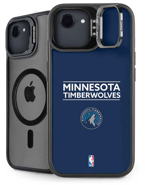 NBA Minnesota Timberwolves Standard - Navy Blue iPhone 16e Kickstand Case