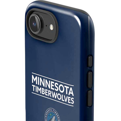NBA Minnesota Timberwolves Standard - Navy Blue iPhone 16e Impact Case