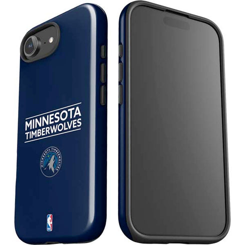 NBA Minnesota Timberwolves Standard - Navy Blue iPhone 16e Impact Case