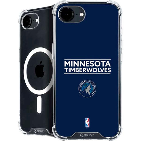 NBA Minnesota Timberwolves Standard - Navy Blue iPhone 16e MagSafe Case