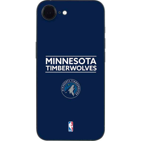 NBA Minnesota Timberwolves Standard - Navy Blue iPhone 16e Skin
