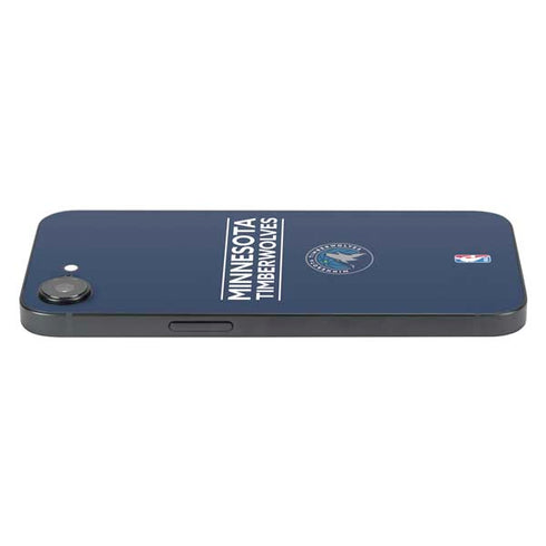 NBA Minnesota Timberwolves Standard - Navy Blue iPhone 16e Skin