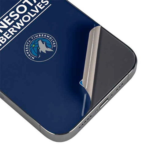 NBA Minnesota Timberwolves Standard - Navy Blue iPhone 16e Skin