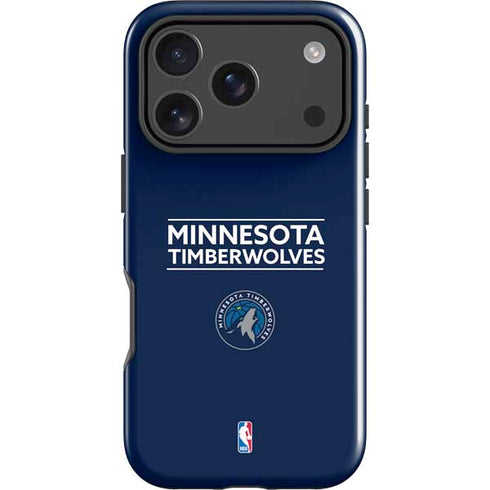 NBA Minnesota Timberwolves Standard - Navy Blue iPhone 18 Pro Impact Case