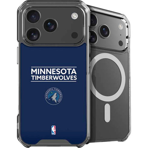 NBA Minnesota Timberwolves Standard - Navy Blue iPhone 18 Pro MagSafe Case