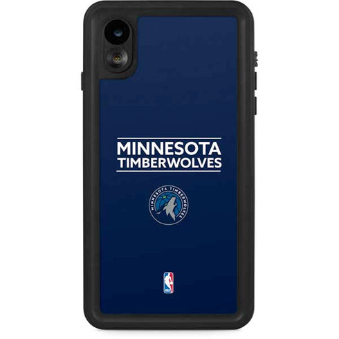 NBA Minnesota Timberwolves Standard - Navy Blue iPhone Cases
